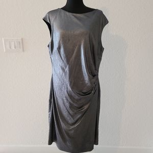 Ralph Lauren Metallic Silver Dress